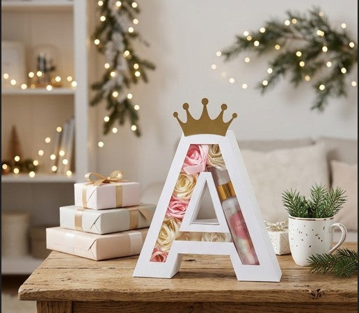 3D Letter Boxe  - LETTER A-  DIE CUT  - PDF - SVG-Digital ptoduct to download - DIY DIE CUT
