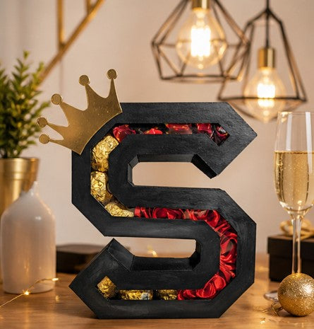3D Letter Boxe  - LETTER S-  DIE CUT  - PDF - SVG-Digital Product to download - DIY DIE CUT