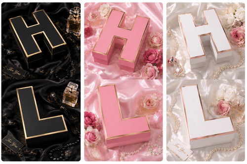 3d letter boxes - Digital product to download - DIY DIE CUT