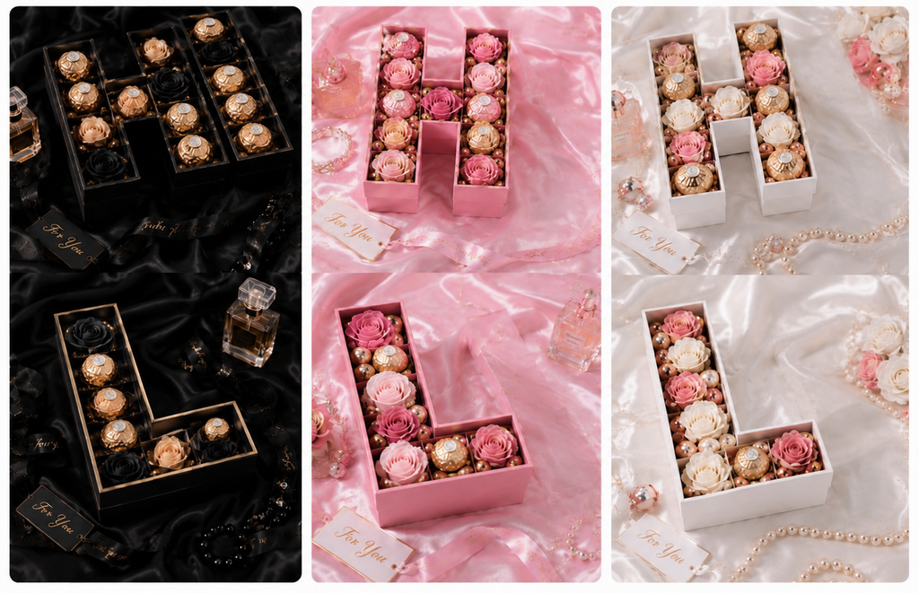 3d letter boxes - Digital product to download - DIY DIE CUT